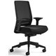 Safco Medina Deluxe Task Chair - 5-star Base - Black - Armrest - 1 Each