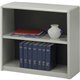 Safco ValueMate Bookcase - 31.8" x 13.5" x 28" - 2 x Shelf(ves) - Gray - Steel, Fiberboard, Plastic - Assembly Required