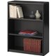 Safco ValueMate Bookcase - 31.8" x 13.5" x 41" - 3 x Shelf(ves) - Black - Steel, Fiberboard, Plastic - Assembly Required