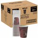 Solo 8 oz Bistro Design Hot Cups - 25.0 / Pack - 20 / Carton - Maroon - Poly Paper - Hot Drink, Coffee, Tea, Cocoa