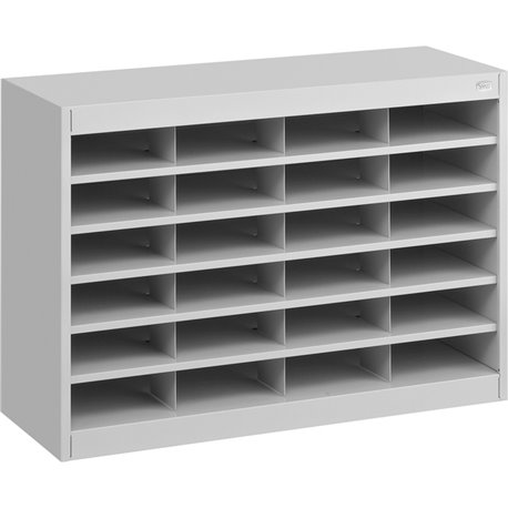 Safco E-Z Stor Steel Literature Organizers - 750 x Sheet - 24 Compartment(s) - Compartment Size 3" x 9" x 12.25" - 25.8" Height 