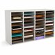 Safco Adjustable Shelves Literature Organizers - 36 Compartment(s) - Compartment Size 2.50" x 9" x 11.50" - 24" Height x 39.4" W