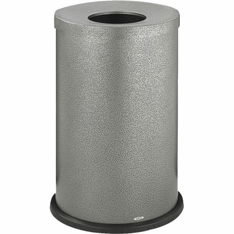 Safco Open Top Speckled Waste Receptacle - 35 gal Capacity - Round - 8.50" Opening Diameter - 28.5" Height x 19.8" Diameter - St