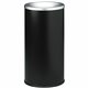 Safco Sand Fill Ash Urns - Round - 10" Opening Diameter - 20" Height - Steel - Black - 1 Each