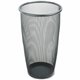 Safco Round Mesh Wastebaskets - 9 gal Capacity - Round - 13.50" Opening Diameter - 19.5" Height - Steel - Black - 1 Each