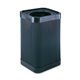 Safco At-Your-Disposal 12" Open Waste Receptacle - 38 gal Capacity - 12" Opening Diameter - 32" Height x 18" Width x 18" Depth -