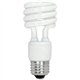 Satco 13-watt Fluorescent T2 Spiral CFL Bulb - 13 W - 60 W Incandescent Equivalent Wattage - 120 V AC - 900 lm - Spiral - T2 Siz