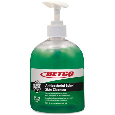 Betco Antibacterial Lotion Skin Cleanser - Lotion - 16.91 fl oz - Tropical Hibiscus - Pump Bottle - Applicable on Hand - Skin - 