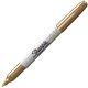 Sharpie Metallic Permanent Markers - Fine Marker Point - Gold Alcohol Based Ink - 12 / Dozen