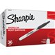 Sharpie Fine Point Retractable Markers - Fine Marker Point - Retractable - Black - 36 / Box