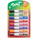 Expo Eraser Cap Magnetic Dry Erase Marker Set - Medium, Fine, Broad Marker Point - Chisel Marker Point Style - Assorted - 8 / Pa