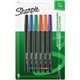 Sharpie Fine Point Pens - Fine Pen Point - Assorted - 6 / Pack