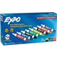 Expo Low-Odor Dry-erase Markers - Fine, Ultra Fine Marker Point - Chisel, Bullet Marker Point Style - Assorted, Blue, Lime, Red,