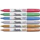 Sharpie Metallic Permanent Marker - Fine Pen Point - Bold Marker PointAlcohol Based Ink - 6 / Set