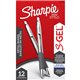 Sharpie S-Gel Pen - 0.7 mm Pen Point Size - Blue - Black Barrel - 12 / Dozen