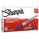 Sharpie Fine Point Permanent Marker - Fine Marker Point - 1 mm Marker Point Size - Blue - 12 / Box