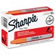 Sharpie Fine Point Permanent Marker - Fine Marker Point - 1 mm Marker Point Size - Orange - 12 / Box