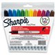 Sharpie Fine Point Permanent Marker - Fine Marker Point - Assorted Alcohol Based Ink - 12 / Set