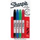 Sharpie Twin Tip Permant Maker - Ultra Fine, Fine Marker Point - 1 mm, 0.3 mm Marker Point Size - Black, Red, Blue, Green Alcoho