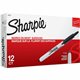 Sharpie Retractable Permanent Marker - Fine Marker Point - Retractable - Black - 12 / Dozen