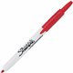 Sharpie Retractable Fine Point Permanent Marker - Fine Marker Point - Retractable - Red - 12 / Dozen