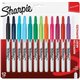 Sharpie Retractable Fine Point Permanent Marker - Fine Marker Point - Retractable - Aqua, Berry, Black, Blue, Green, Lime, Navy,