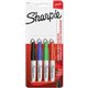 Sharpie Mini Markers - Fine Marker Point - Assorted - 4 / Set