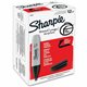 Sharpie Large Barrel Permanent Markers - Wide Marker Point - Chisel Marker Point Style - Black Alcohol Based Ink - 12 / Dozen