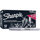 Sharpie Metallic Permanent Markers - Fine Marker Point - 0.5 mm Marker Point Size - Chisel Marker Point Style - Silver - 12 / Do