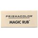 Prismacolor Magic Rub Eraser - Gray - Vinyl - 1" Width x 2.3" Height x 0.4" Depth x - 12 / Dozen - Non-smudge, Non-marring, Smea