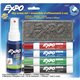 Expo Low-Odor Dry-erase Set - 0.5 mm Marker Point Size - Chisel Marker Point Style - Black, Red, Blue, Green - Black, Red, Blue,