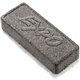 Expo Marker Board Eraser - 1.25" Width x 5.13" Length - Charcoal Gray - 1Each