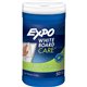 Expo White Board Cleaning Towelettes - 6" Width x 9" Length - Reusable, Pre-moistened - White - Cloth - 50 Per Container - 1Each