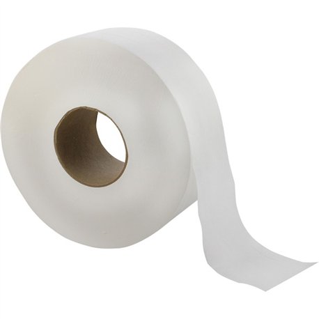 Livi Solaris Paper Jumbo Bath Tissue - 2 Ply - 3.30" x 1000 ft - White - Virgin Fiber - 12 / Carton