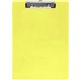 Saunders Neon Plastic Clipboards - 0.50" Clip Capacity - Plastic - Neon Yellow - 1 Each