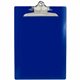 Saunders Recycled Plastic Clipboards - 1" Clip Capacity - 8 1/2" x 11" - Plastic - Blue - 1 Each