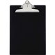 Saunders Recycled Plastic Clipboards - 1" Clip Capacity - 8 1/2" x 11" - Plastic - Black - 1 Each