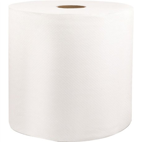 Livi VPG Select 46528 Hard Wound Roll Towel - 1 Ply - 8" x 1000 ft - 1.70" Core - White - Fiber - 6 / Carton