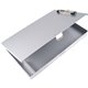 Saunders Tuff Writer Recycled Aluminum Clipboard - 1" Clip Capacity - Side Opening - 12" - Aluminum - Silver - 1 Each