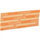 Sparco Flat Coin Wrappers - 1000 Wrap(s)Total $10 in 40 Coins of 25� Denomination - 60 lb Basis Weight - Kraft - Orange - 1000 /