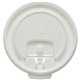 Solo Scored Tab Hot Cup Lids - 100 / Pack - White