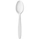 Solo Cup Guildware Plastic Teaspoons - 100 / Box - 10/Carton - Teaspoon - 1 x Teaspoon - Breakroom - Disposable - Textured - Whi