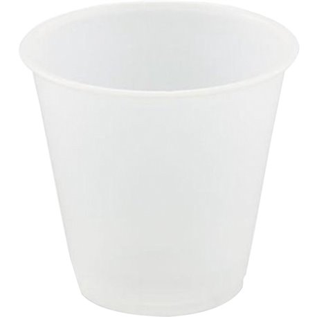 Solo Galaxy 3.5 oz Plastic Cold Cups - 100.0 / Bag - 25 / Carton - Translucent - Plastic, Polystyrene - Beverage, Cold Drink