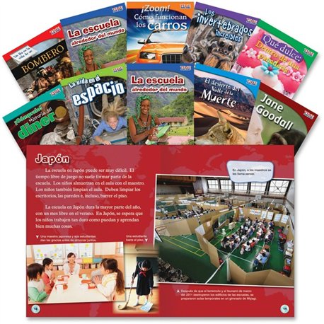 Shell Education TFK Fluent Spanish 3rd-Grade Book Set 3 Printed Book - Book - Grade 3 - Spanish