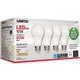 Satco 10W A19 LED 2700K Frosted Bulbs - 10 W - 60 W Incandescent Equivalent Wattage - 120 V AC - 800 lm - A19 Size - Warm White 