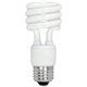 Satco 13-watt Fluorescent T2 Spiral CFL Bulb - 13 W - 60 W Incandescent Equivalent Wattage - 120 V AC - 900 lm - Spiral - T2 Siz