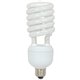 Satco 40-watt T4 Spiral CFL Bulb - 40 W - 150 W Incandescent Equivalent Wattage - 120 V AC - 2600 lm - Spiral - T4 Size - Cool W