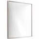 See All Flat Mirror - Rectangular - 18" Width x 24" Length - Stainless Steel - 1 Each