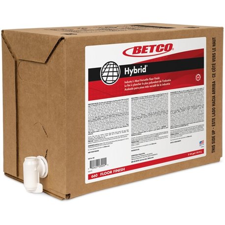 Betco Hybrid Floor Finish - 640 fl oz (20 quart) - 1 Each - Long Lasting, Self-sealing, Styrene-free, Versatile, Powder Resistan