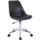 NuSparc Padded Seat Poly Task Chair - Poly Seat - High Back - 5-star Base - Black - Polyvinyl Chloride (PVC), Plastic, Polyureth